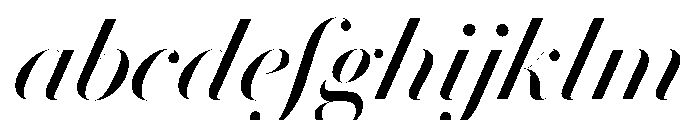 Le Jeune Hairline Regular Italic FONT
