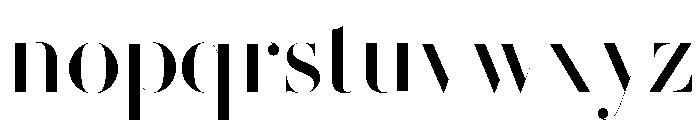 Le Jeune Hairline Regular Font LOWERCASE
