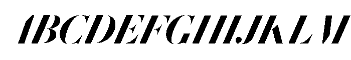 Le Jeune Hairline Semibold Italic Font UPPERCASE