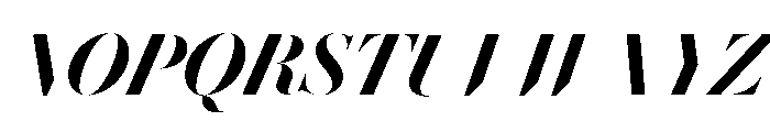 Le Jeune Hairline Semibold Italic Font UPPERCASE
