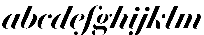 Le Jeune Hairline Semibold Italic FONT