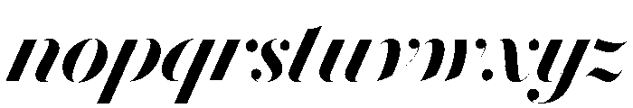 Le Jeune Hairline Semibold Italic Font LOWERCASE
