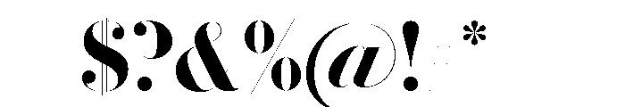 Le Jeune Hairline Semibold Font OTHER CHARS