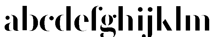 Le Jeune Hairline Stencil FONT