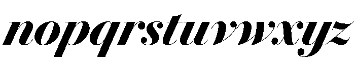Le Jeune Poster Bold Italic Font LOWERCASE