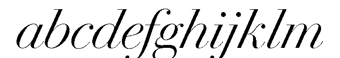 Le Jeune Poster Light Italic FONT