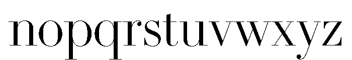Le Jeune Poster Light Font LOWERCASE