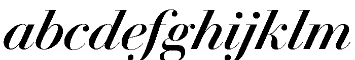 Le Jeune Poster Medium Italic FONT