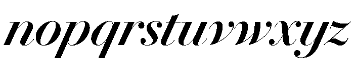 Le Jeune Poster Medium Italic Font LOWERCASE