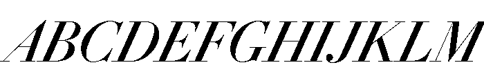 Le Jeune Poster Regular Italic Font UPPERCASE
