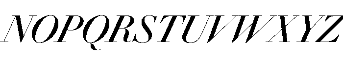 Le Jeune Poster Regular Italic Font UPPERCASE