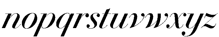 Le Jeune Poster Regular Italic Font LOWERCASE