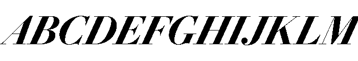 Le Jeune Poster Semibold Italic Font UPPERCASE