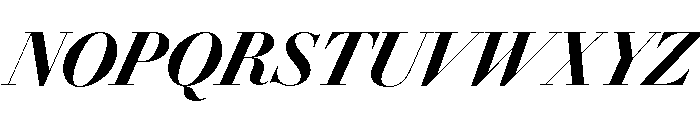 Le Jeune Poster Semibold Italic Font UPPERCASE