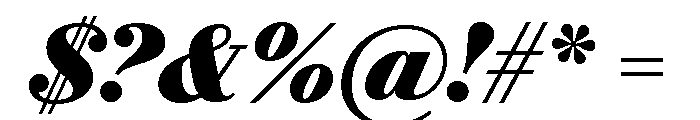 Le Jeune Text Black Italic Font OTHER CHARS