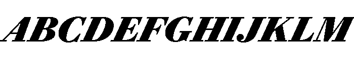 Le Jeune Text Black Italic Font UPPERCASE