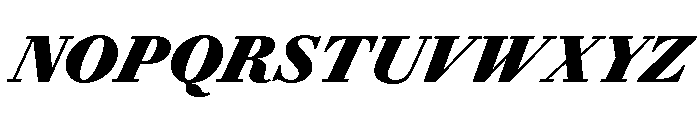 Le Jeune Text Black Italic Font UPPERCASE