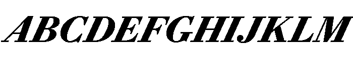 Le Jeune Text Bold Italic Font UPPERCASE