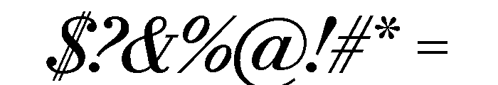 Le Jeune Text Regular Italic Font OTHER CHARS