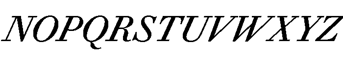 Le Jeune Text Regular Italic Font UPPERCASE