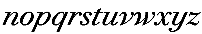 Le Jeune Text Regular Italic Font LOWERCASE
