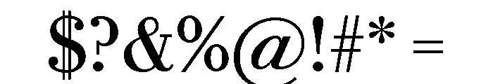 Le Jeune Text Regular Font OTHER CHARS