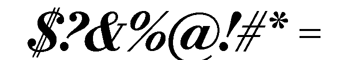 Le Jeune Text Semibold Italic Font OTHER CHARS
