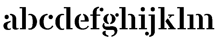 Le Jeune Text Stencil FONT