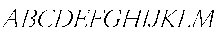 LeGrand ExtraLightItalic E670d8c1 Font UPPERCASE