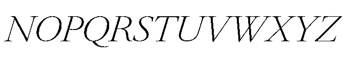 LeGrand ExtraLightItalic E670d8c1 Font UPPERCASE