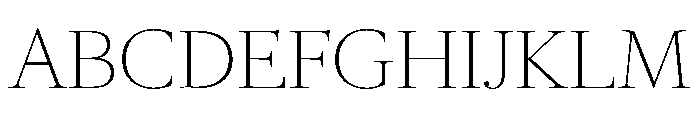 LeGrand Thin 395b930d Font UPPERCASE