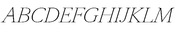 LeGrand ThinItalic 507442de Font UPPERCASE