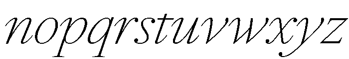 LeGrand ThinItalic 507442de Font LOWERCASE
