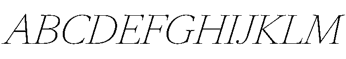 LeGrand ThinItalic B79b64cf Font UPPERCASE