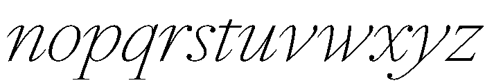 LeGrand ThinItalic B79b64cf Font LOWERCASE