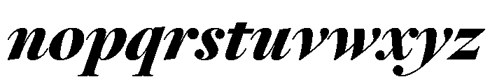 LeGrandItalicVAR Black Instance Font LOWERCASE
