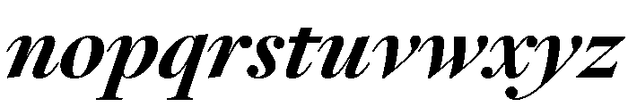LeGrandItalicVAR Bold Instance Font LOWERCASE