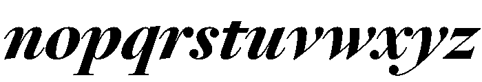 LeGrandItalicVAR ExtraBold Instance Font LOWERCASE