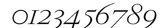 LeGrandItalicVAR ExtraLight Instance Font OTHER CHARS