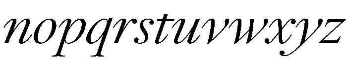 LeGrandItalicVAR Light Instance Font LOWERCASE