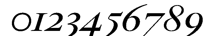 LeGrandItalicVAR Medium Instance Font OTHER CHARS