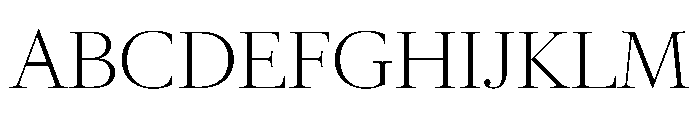 LeGrandVAR ExtraLight Instance Font UPPERCASE