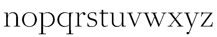 LeGrandVAR ExtraLight Instance Font LOWERCASE