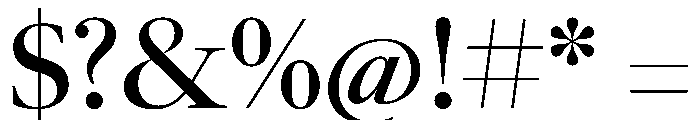 LeGrandVAR Medium Instance Font OTHER CHARS