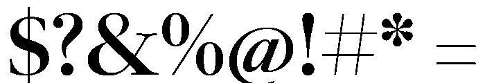 LeGrandVAR SemiBold Instance Font OTHER CHARS