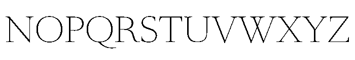 LeGrandVAR Thin Instance Font UPPERCASE