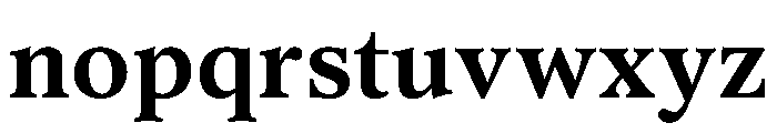 Lector Bold Font LOWERCASE