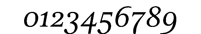 Lector Italic Font OTHER CHARS
