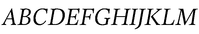 Lector Italic Font UPPERCASE