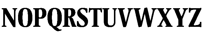 Leighton CondensedBold Font UPPERCASE